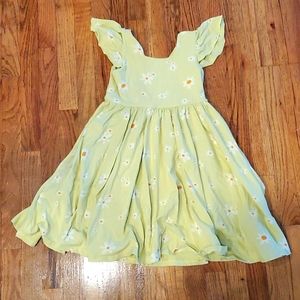 Alice + Ames Yellow Flower Dress